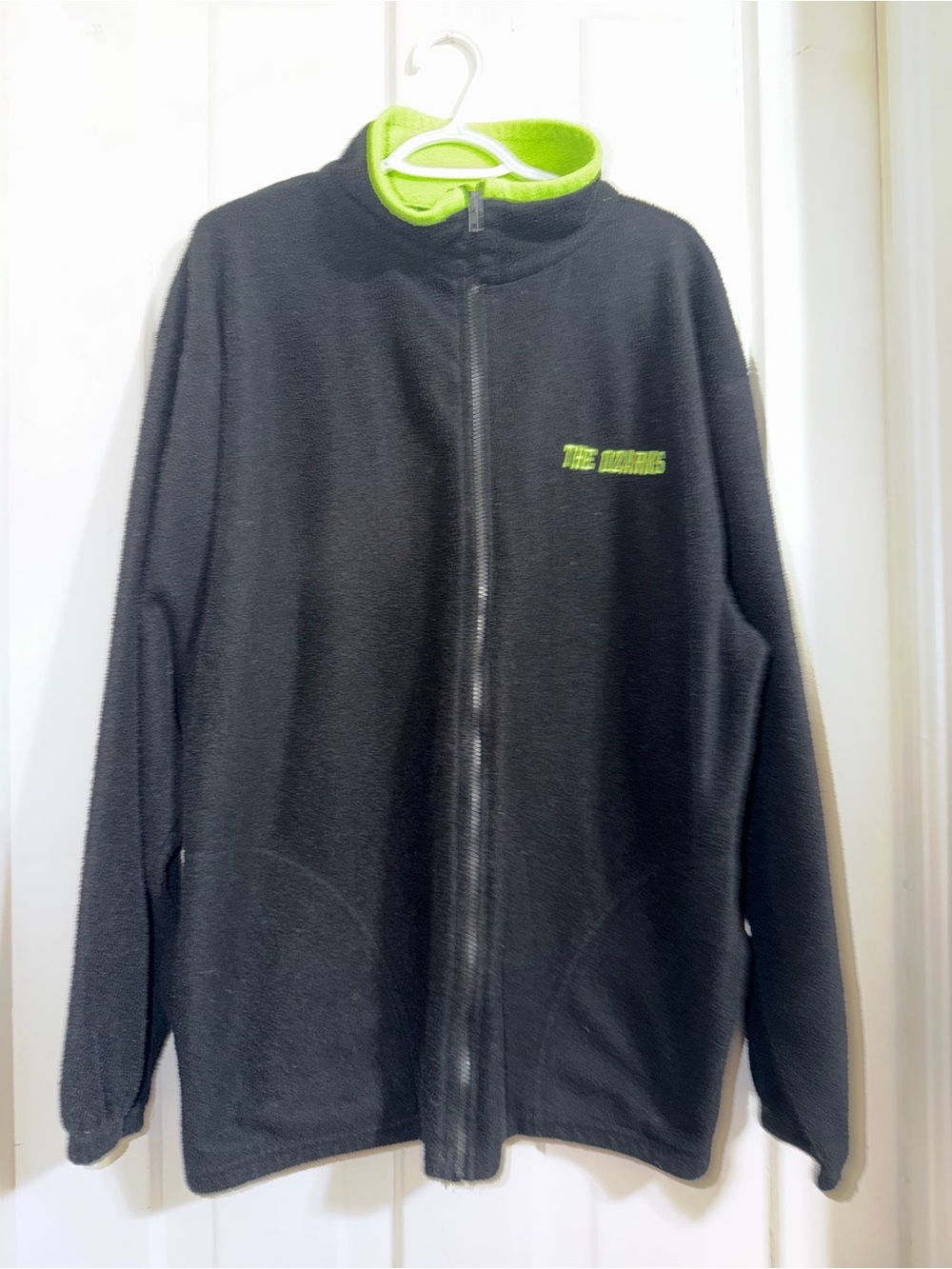Women's men's size 2X zip up Black‎ Fleece Zip Jacket the Ozarks